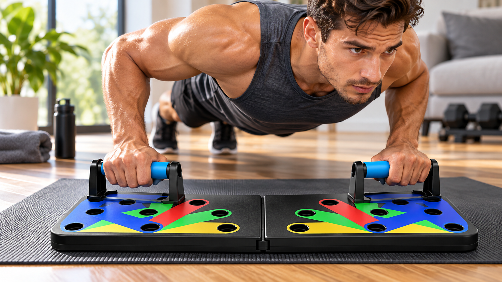 تخته شنا سوئدی چندکاره چیست؟ بررسی مزایا، نحوه استفاده و راهنمای خرید Push Up Board