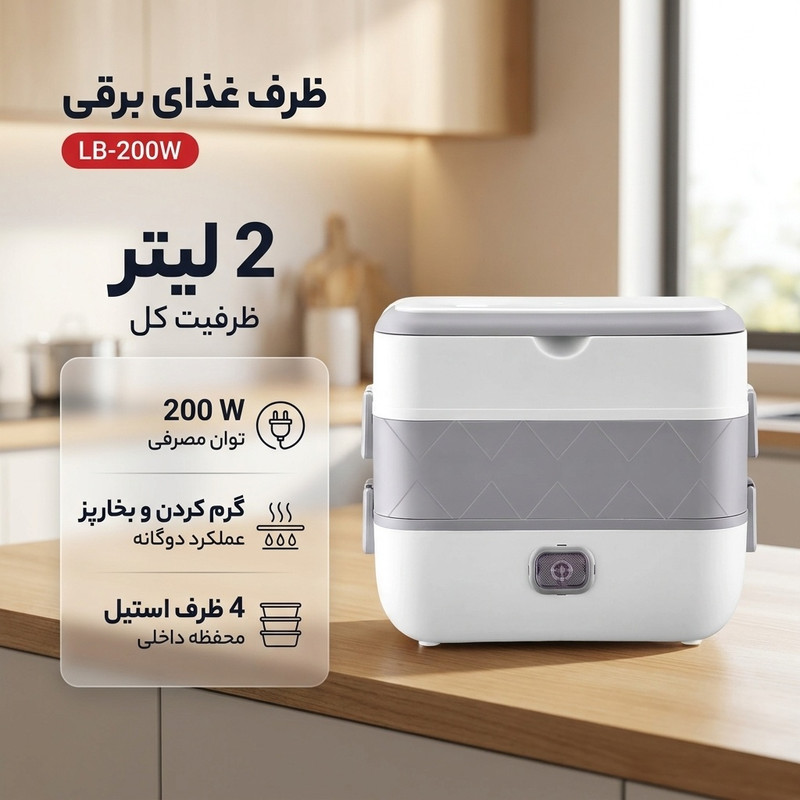ظرف غذای برقی